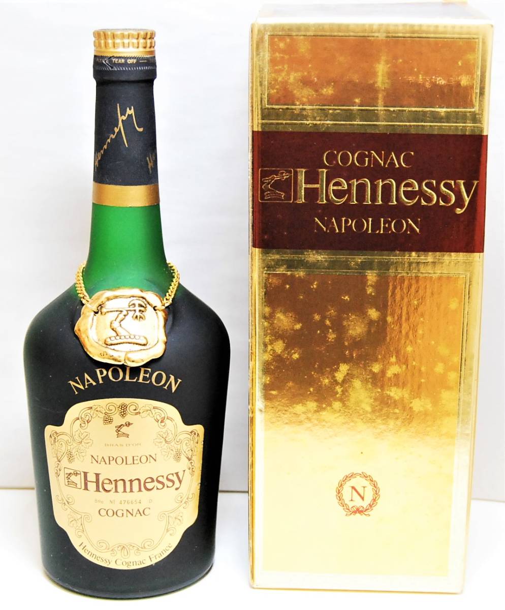  4M 未開栓 ヘネシー Hennessy NAPOLEON ナポレオン ブラスドール BRAS D'OR 金 旧 箱付 700ml 40% 1円スタート(ヘネシー)｜売買されたオークション情報、yahooの商品情報をアーカイブ公開 - オークファ コニャック