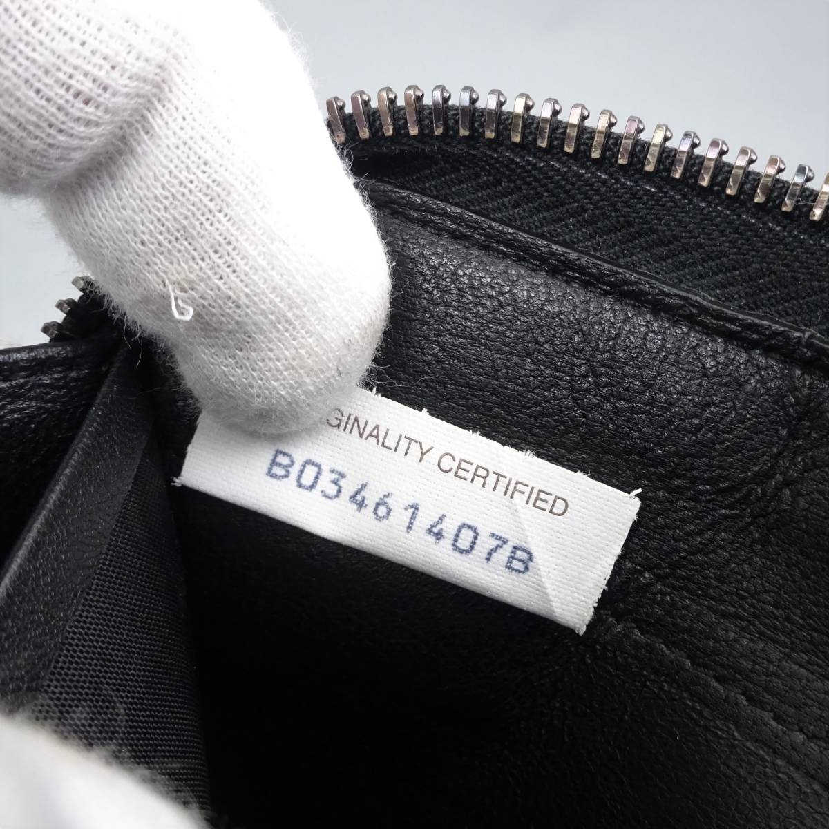 BOTTEGA VENETA ボッテガヴェネタ 二つ折り財布 B ラウンドファスナー長 本物■ボッテガ・ヴェネタ■ブラックイントレチャート■ラウンドファスナー長財布/558207