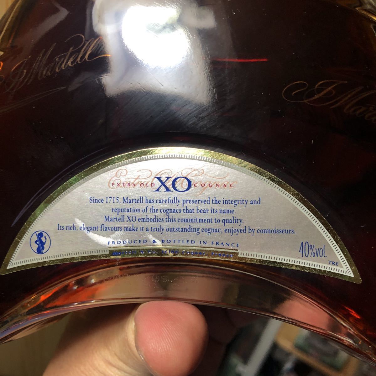 【限定セール，低価】 送料無料)MARTELL XO EXTRA OLD COGNAC