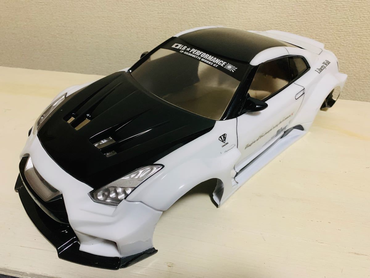 ホビーラジコン ラジコン RC ボディー GT-R R35 リバティーウォーク LB