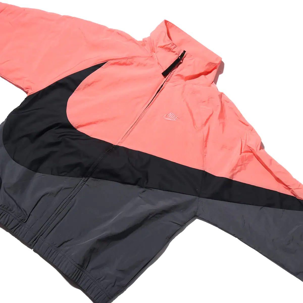 NIKE ナイキ メンズ　HBR STMY ウーブンジャケット　AR3133-668 黒灰ピンク　M STMT HBR ウーブン ウーブンジャケット 限定 正規