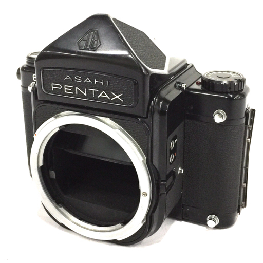 ASAHI PENTAX 6x7 中判カメラ　後期型 ボディーのみ PENTAX ペンタックス ボディ 中判カメラ 1円 6X7 6x7 TTLファインダー
