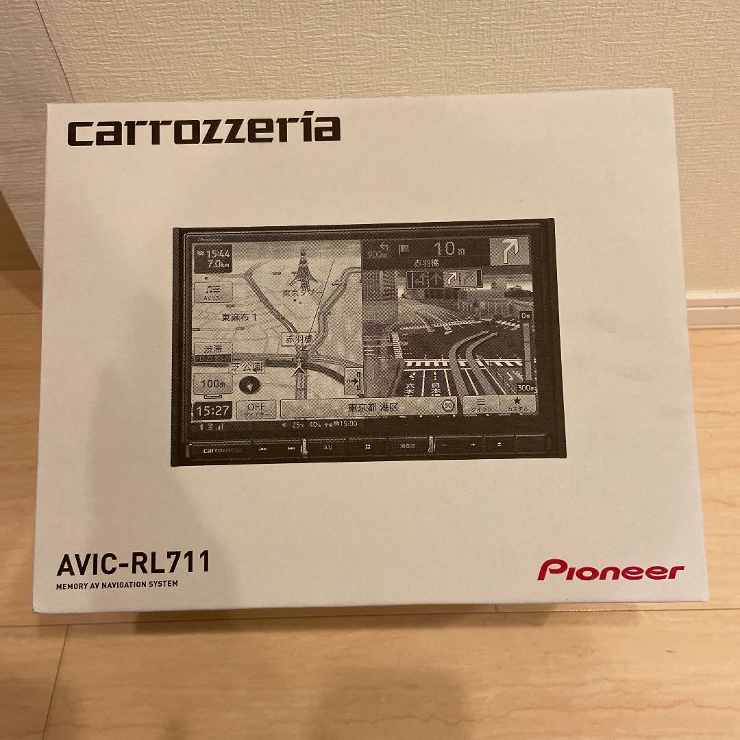 楽ナビ AVIC-RL711 中古付属品新品8インチ カロッツェリア