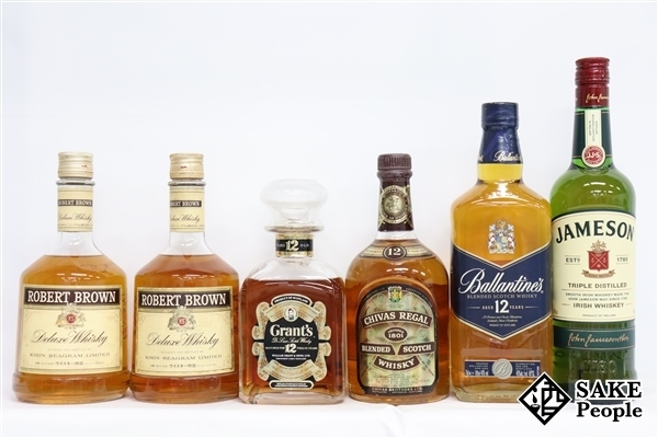 ◇注目! ウイスキー6本セット ロバートブラウン 特級 760ml/グランツ 12年 750ml/シーバス・リーガル 12年 750ml/他3点 - 特級 2026年最新Yahoo!オークション BROWN ROBERT くりりんの