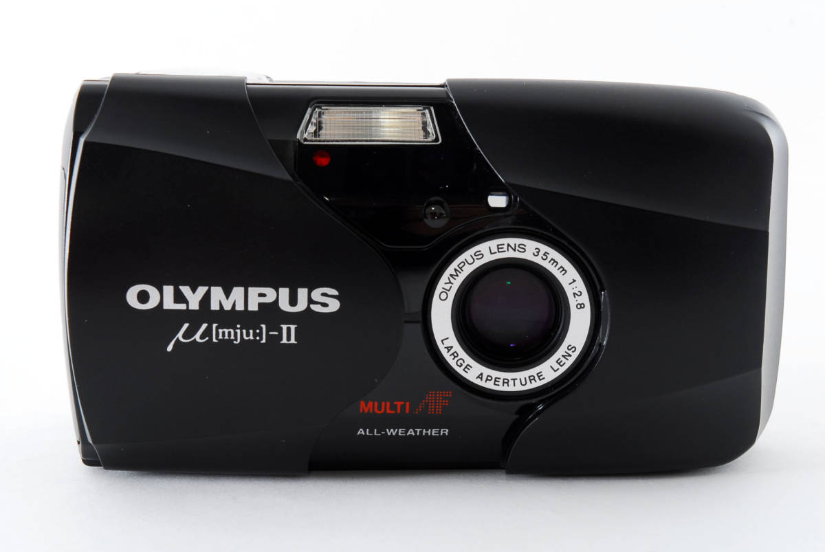 驚きの価格 極上品！ OLYMPUS オリンパス μ[mju:]-Ⅱ ブラック ミュー