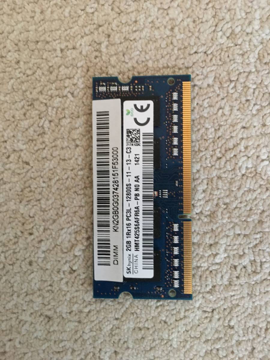 Barrette Mémoire RAM 8 Go (2x4 Go) SK Hynix DDR3 PC3L-12800 Pour PC Portable