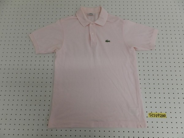 送料280円 Lacoste ラコステ メンズ ロゴワッペン付き ポロシャツ ピンク 3 3 売買されたオークション情報 Yahooの商品情報をアーカイブ公開 オークファン Aucfan Com