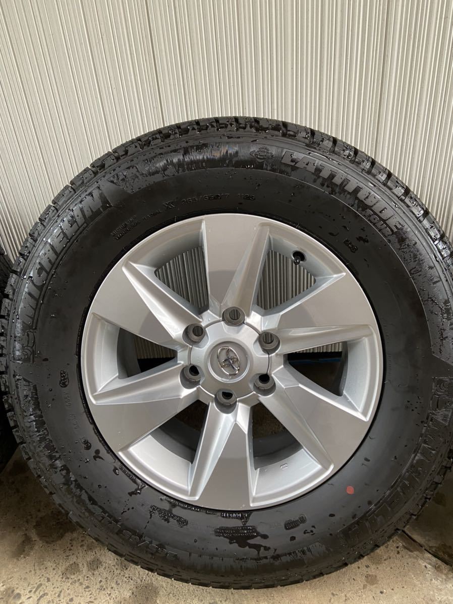 1本分 プラド 265/65R17 純正タイヤ&AW 150後期 納車前外し 楽天市場】
