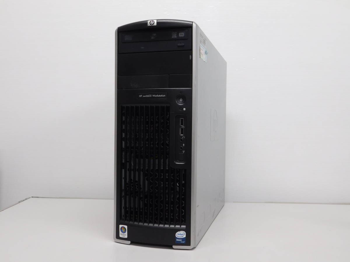 HP XW6600 ワークステーション Xeon WE5410 Quad-Core 2.33GHz 2GB