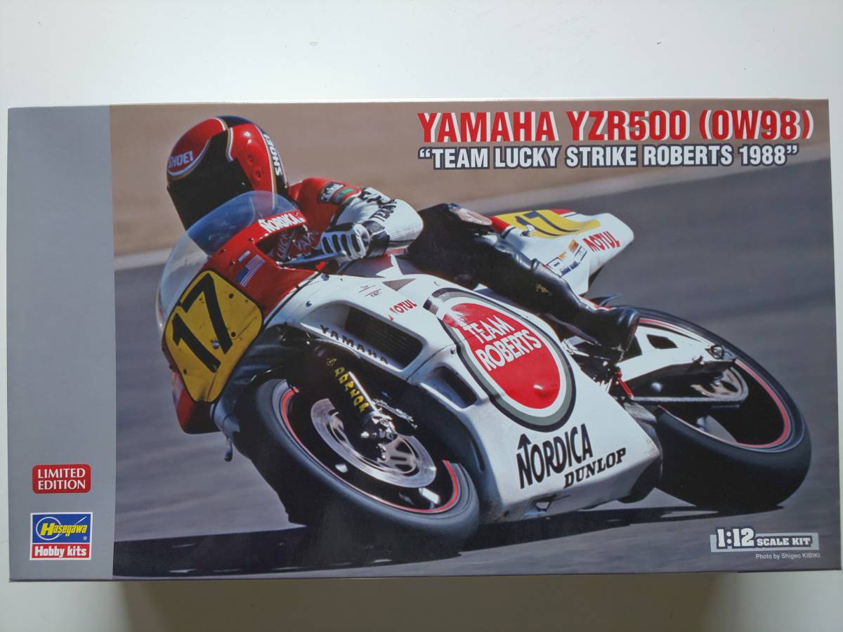 ハセガワ 1/12 ヤマハ YZR500(OW98) チーム ラッキーストライク