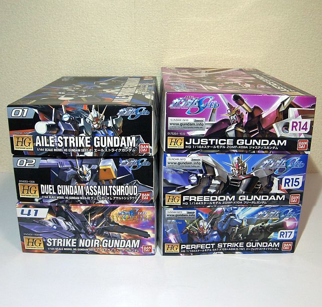 ガンダムseed系ガンプラ6点セット ガンダムseed系ガンプラ6点セット