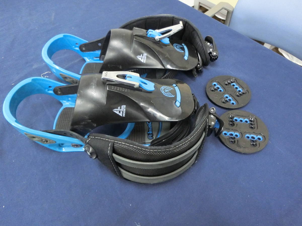 BURTON CUSTOM バートン 中古 ビンディング スノーボードビンディング Mサイズ - BURTON(バートン) &frasl; EST カスタム Lサイズ 10&frasl;11 カスタムの通販 EST（ビンディング｜スノーボード用品