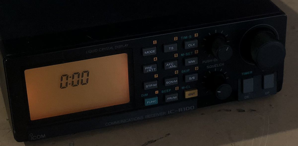 ICOM 広帯域受信機 IC- R100 受信範囲0.5～1800MHzのAM/NFM/WFM 【公式