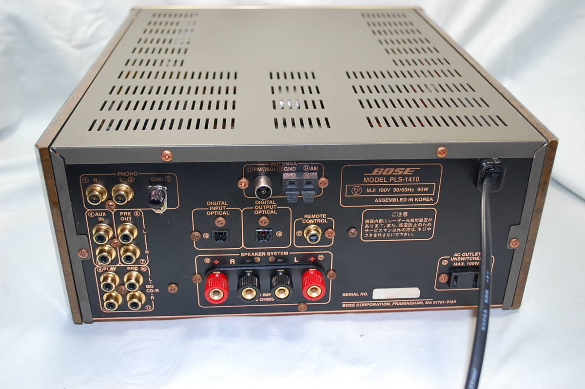 BOSE PLS-1410 ボーズ レシーバーアンプ CD，ラジオ等動作品