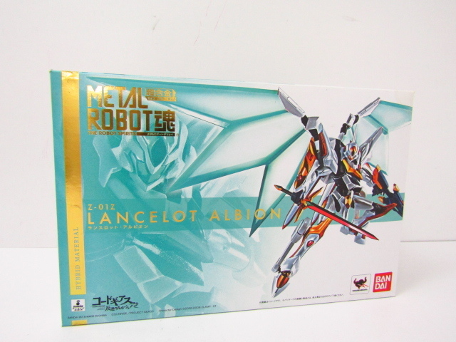 バンダイ METAL ROBOT魂 -メタルロボット魂- コードギアス 反逆のルルーシュR2 ランスロット・アルビオン ※取説欠品 ◇A9638 フィギュア おもちゃ、ゲーム