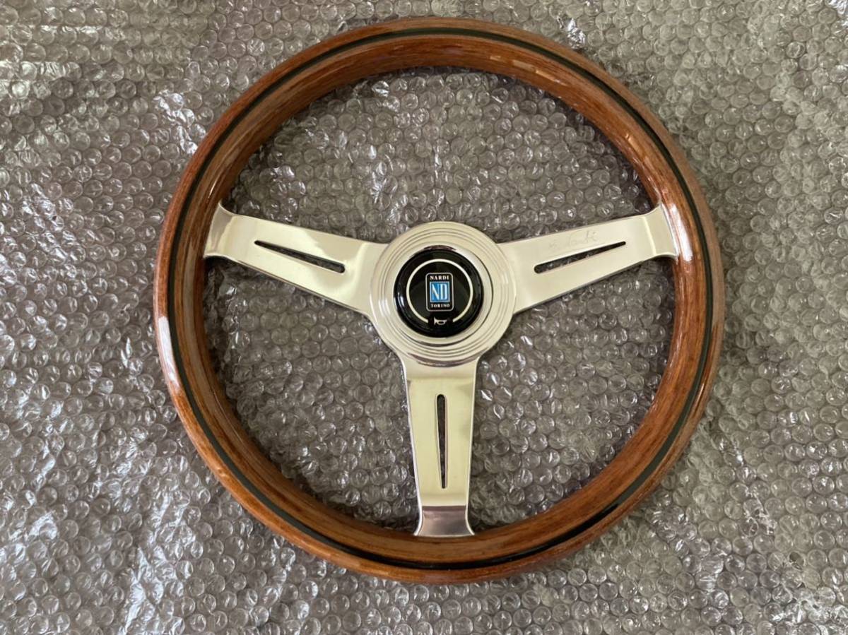 ナルディ NARDI クラシック 32.5φ ウッドステアリング 旧車 当時物 33