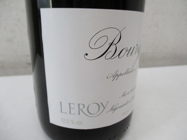 2000 Maison LEROY Bourgogne メゾン ルロワ ブルゴーニュ 750ml