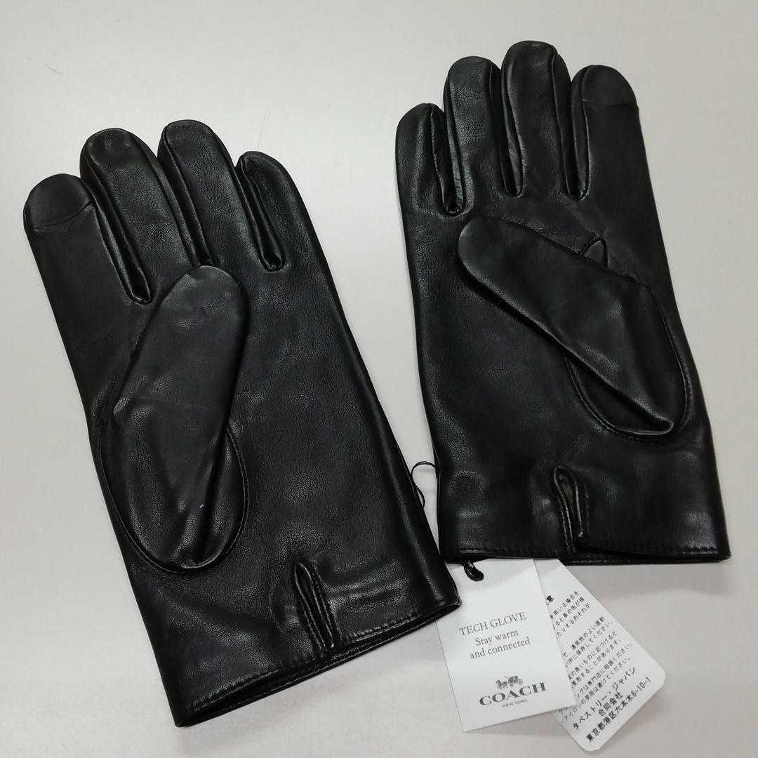 ◇新品/正規品◇【COACH☆54182】コーチ メンズレザーグローブ 本革