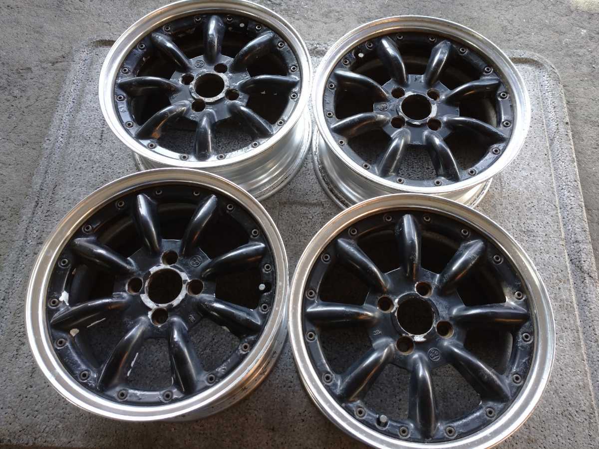 中古スピードスター ワタナベ RS-8 6.5J-15 PCD100 4穴 オフセット＋34 