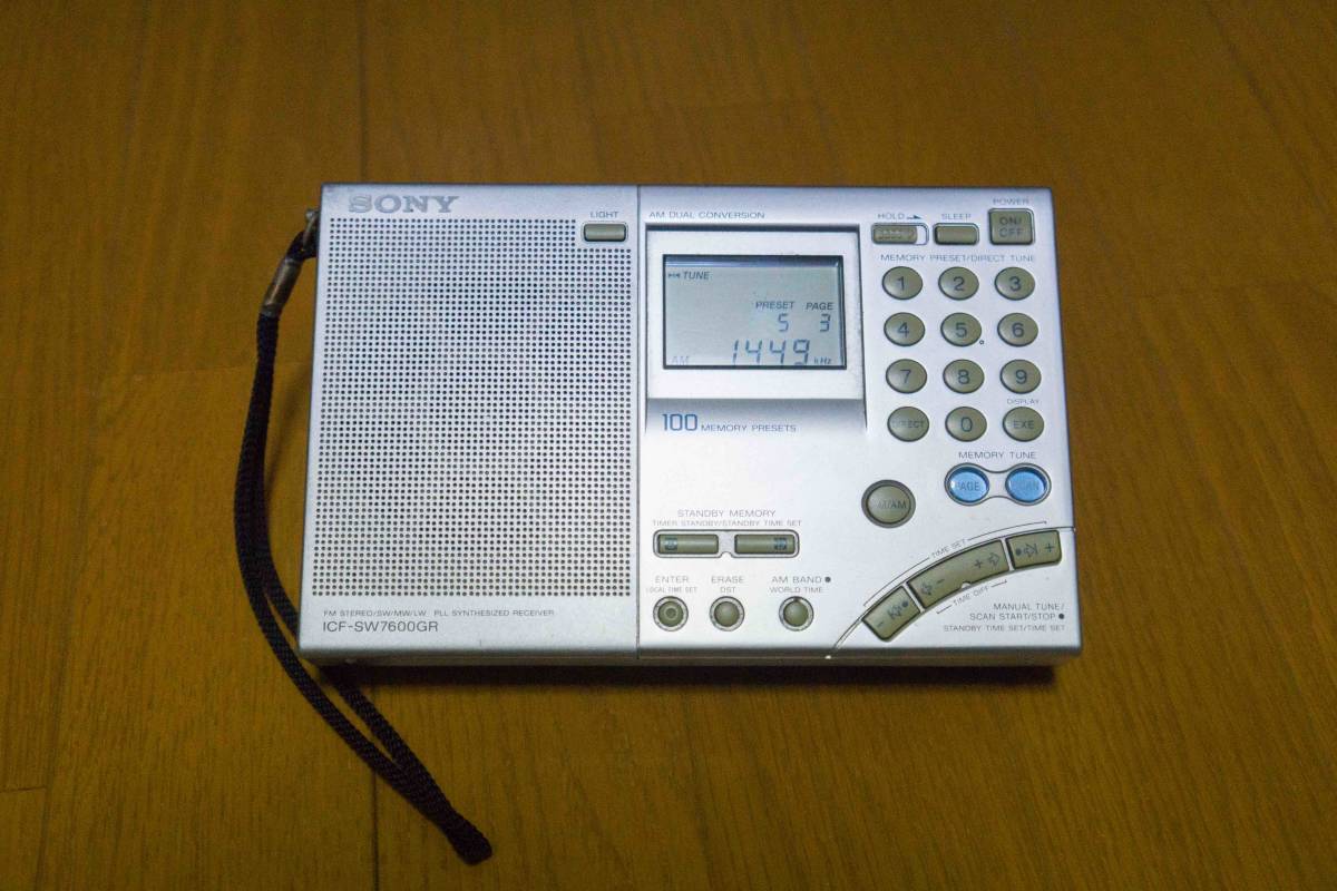 SONY ソニー ワールドバンドラジオ ICF-SW7600GR 稼動品 - Yahoo