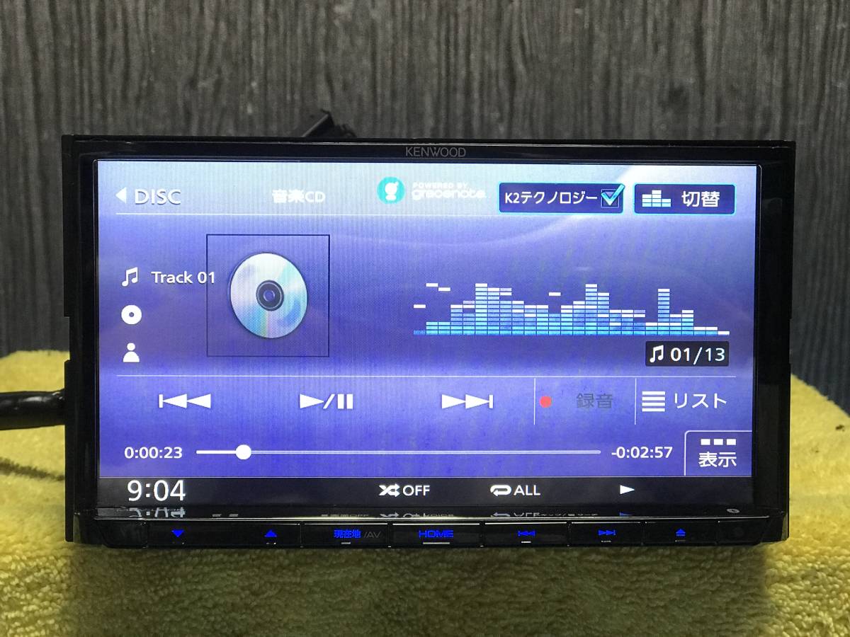 ☆KENWOOD ケンウッド MDV-L505 / YJ5-187J-01 メモリーナビ (2018年製