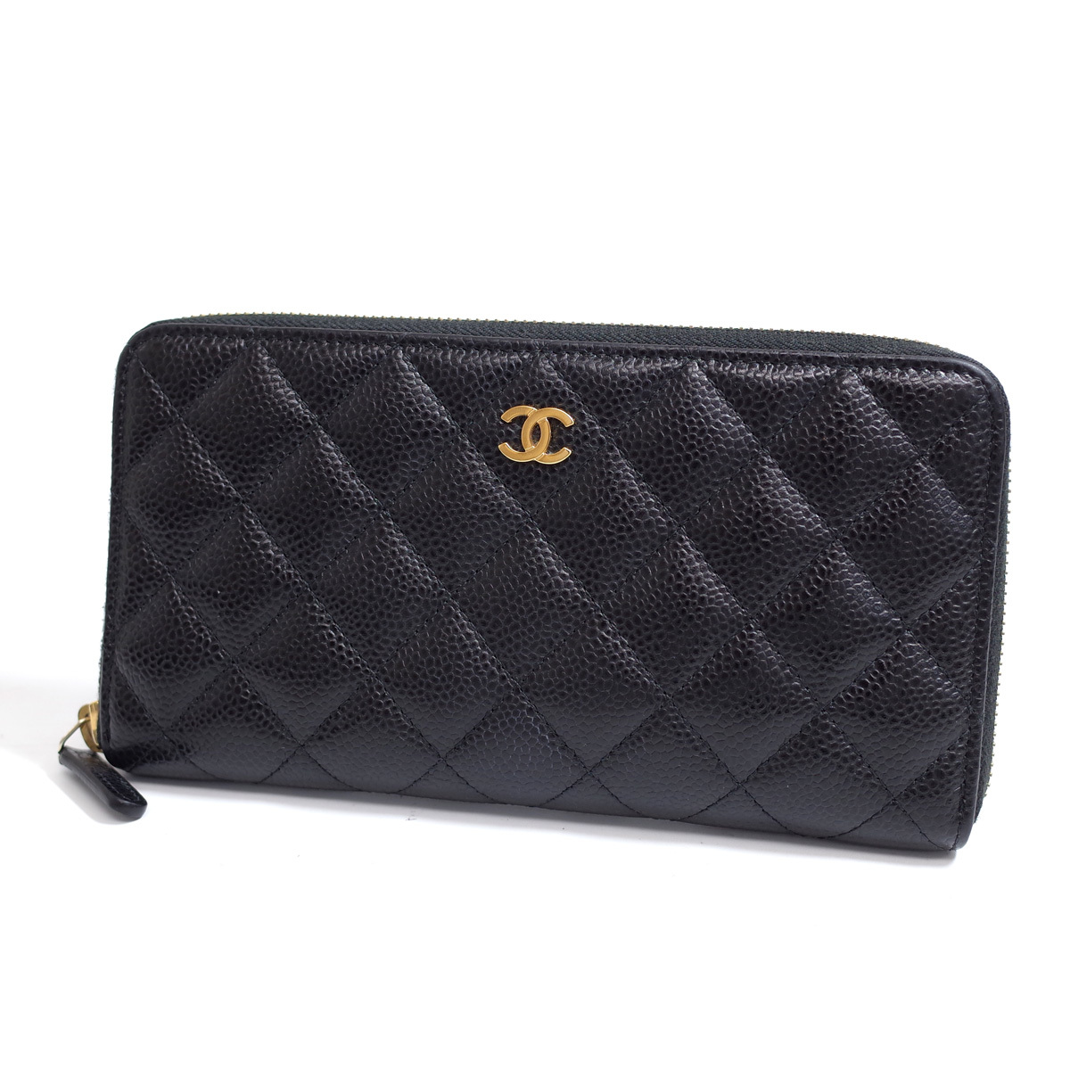 ❤CHANEL 希少ラウンドファスナーマトラッセ長財布 【公式通販】