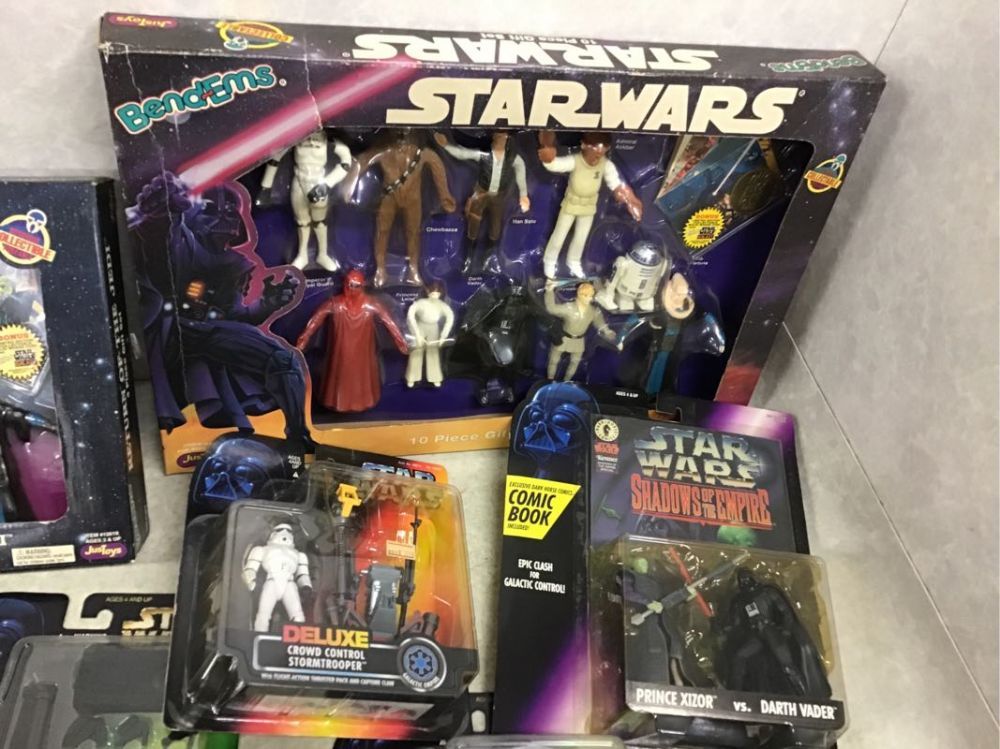 1円～ 同梱不可 ジャンク スターウォーズ ダースベイダー、ヨーダー、スノートルーパー with T-P キャノン 他 フィギュア_2