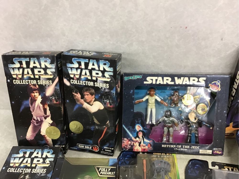 1円～ 同梱不可 ジャンク スターウォーズ ダースベイダー、ヨーダー、スノートルーパー with T-P キャノン 他 フィギュア_5