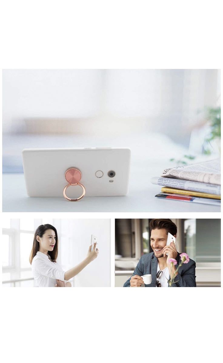 スマホ リング ホールドリング 薄型 スタンド機能 360度回転式 落下防止 亜鉛合金製 車載マグネット式磁石ホルダー対応 ローズゴールド アクセサリー 売買されたオークション情報 Yahooの商品情報をアーカイブ公開 オークファン Aucfan Com