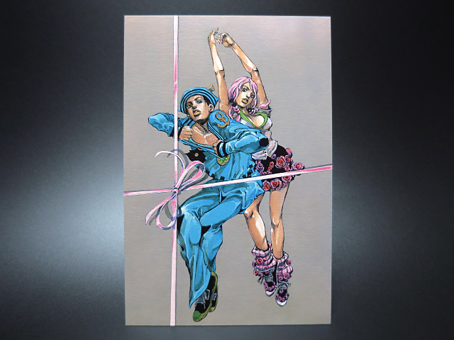 12 荒木飛呂彦原画展 ジョジョ展 ジョジョの奇妙な冒険 ポストカード 第八部 東方定助 広瀬康穂 ジョジョの奇妙な冒険 売買されたオークション情報 Yahooの商品情報をアーカイブ公開 オークファン Aucfan Com