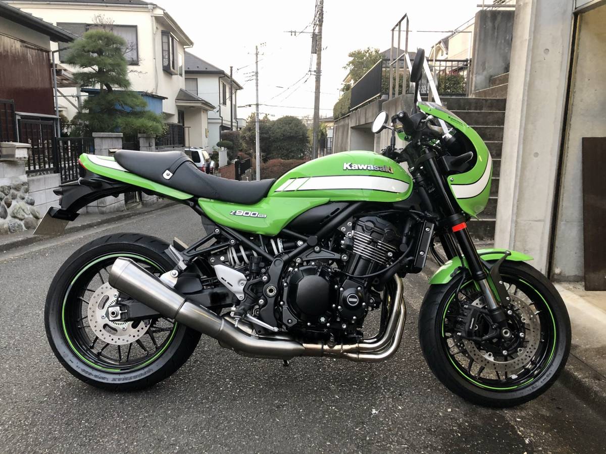 現代のZ1☆Z900RS☆CAFE ヴィンテージライムグリーン ☆好調で室内保管