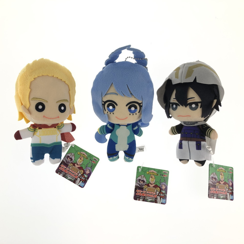 【未使用品】 ■タグ付き■　僕のヒーローアカデミア　ともぬい vol.6　全3種セット　ぬいぐるみ 【51-210507-MI-10-HOU】 僕のヒーローアカデミア ともぬい ぬいぐるみ OOPARTSオンライン vol.6 ちみっともぬい～ナムコキャンペーン2025