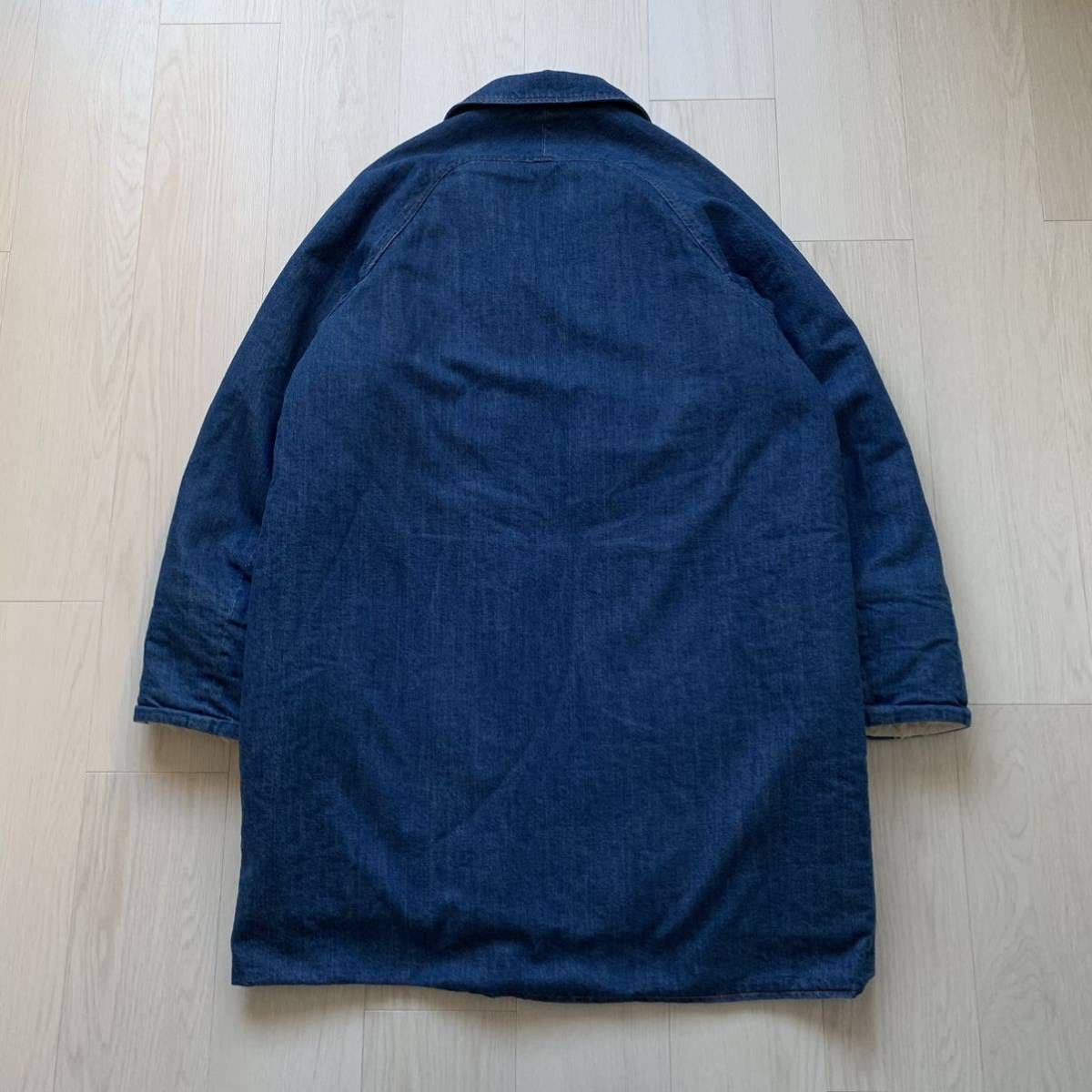 美品 KAPITAL キャピタル オーバーサイズ フリースボア デニム コート 