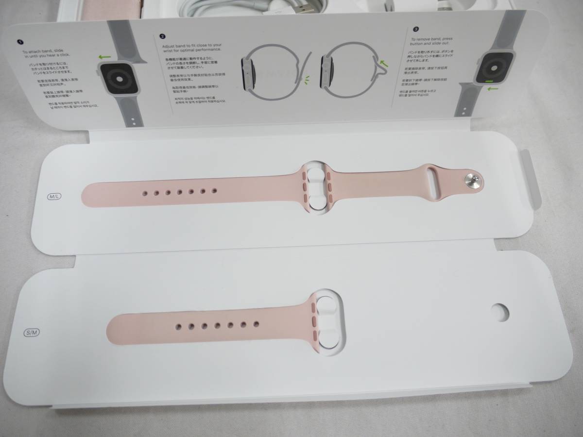美品】Apple Watch シリーズ5 40mm 勿体なかっ ピンク GPS 