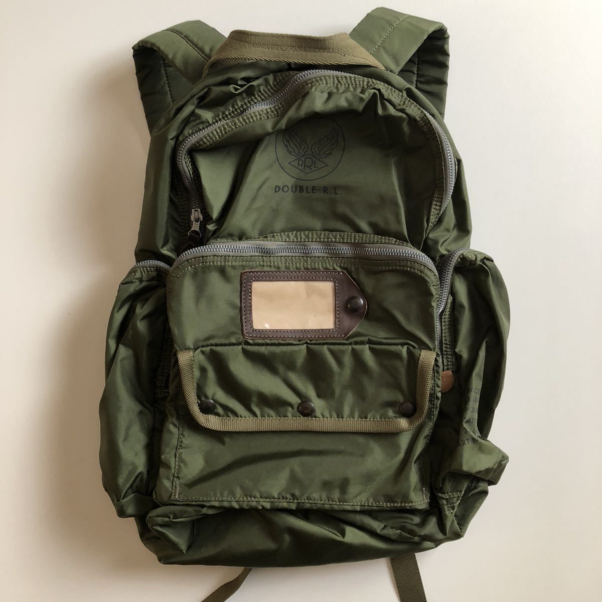 バックパック ナイロン ミリタリー RRL ヴィンテージ “Packable Canvas 