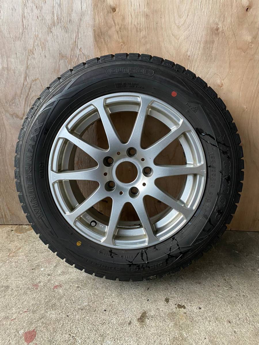 ☆2060☆【バリ山】195 65 15 DUNLOP - WINTER MAXX WM01 (2015年製