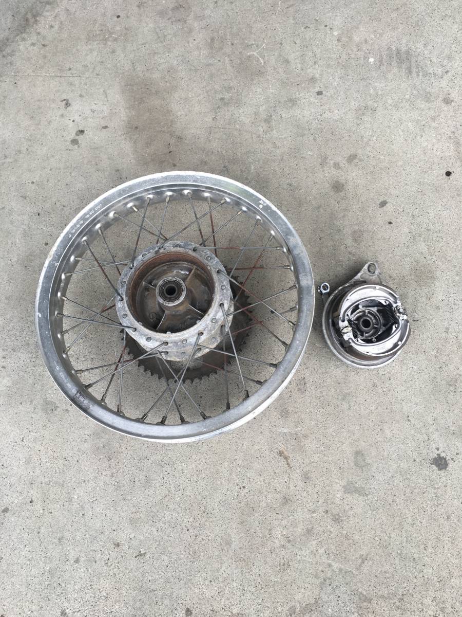 XL250S L250S 希少!! 当時物 純正 リアサスペンション 大人気 曲りなし