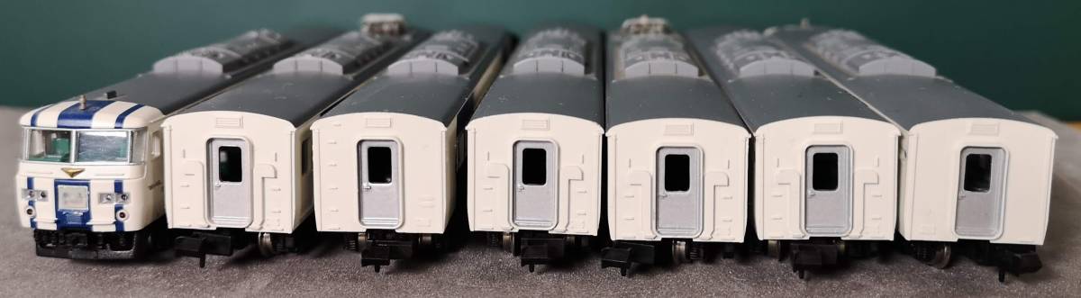 Nゲージ A4163 国鉄185系 試案塗装・青編成 7両セット 【限定品】 ジャンク