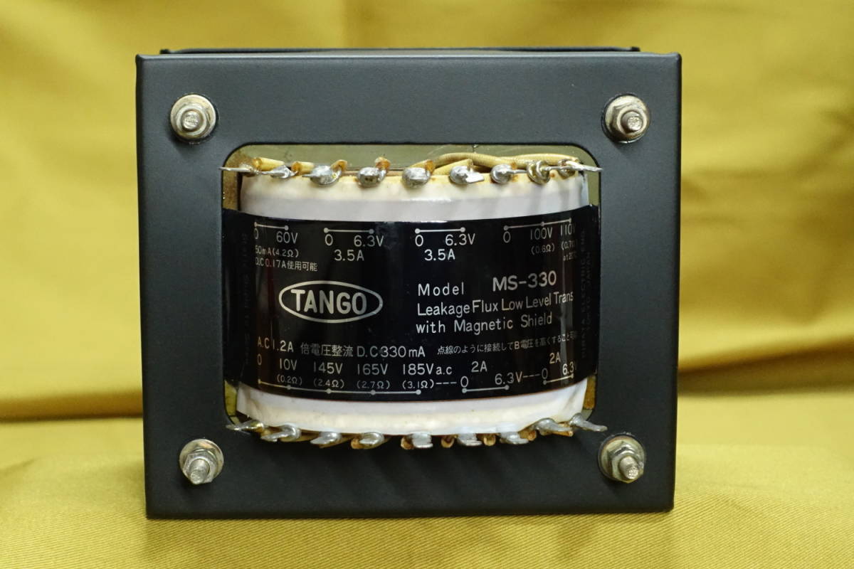 TANGO MS-330 トランス オリジナルボックス付き TANGO 電源トランス タンゴ MS-330 Yahoo!オークション 電源 - MS−330