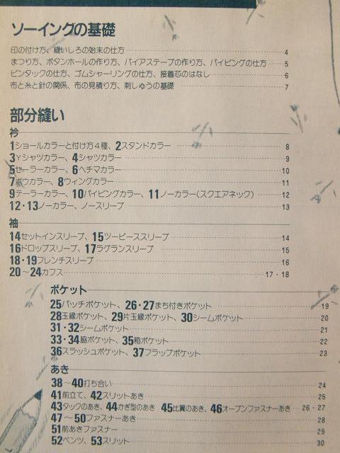 JUNIEジュニー1986年4月号別冊付録◇ソーイングテキスト(ティーンズ