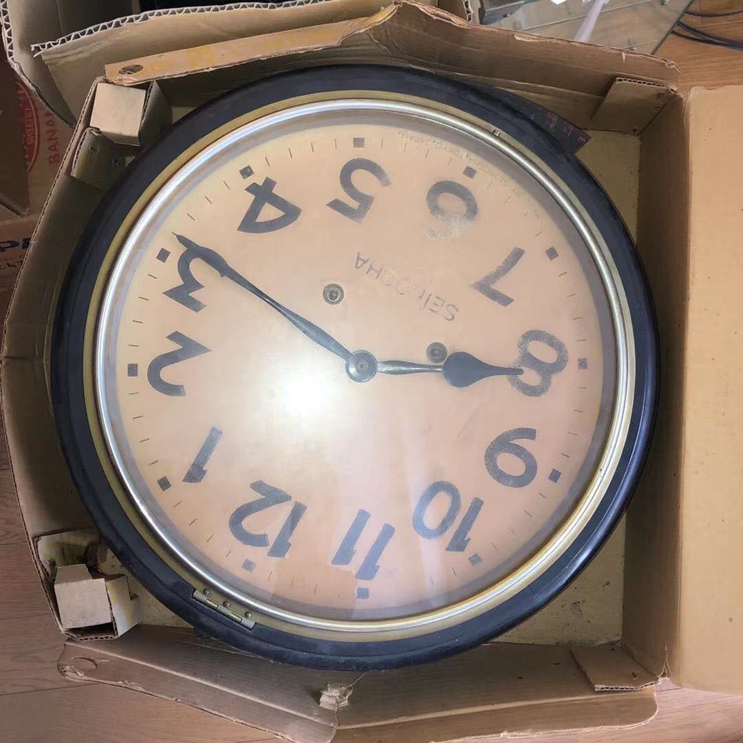 アンティーク 掛け時計 SEIKOSHA 14DAY 精工舎 14DAY SEIKOSHA 木製