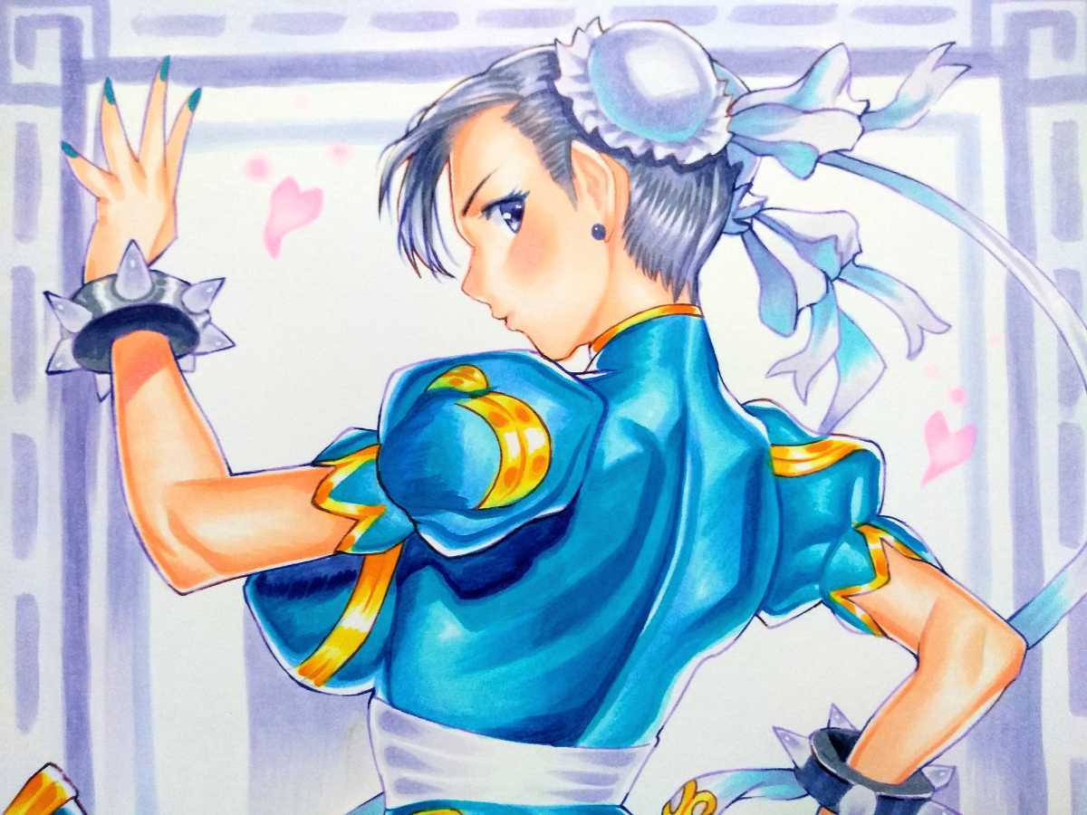 手描き同人 春麗 ストリートファイター 格ゲー 約ａ4ケント コピック 絵 手描きイラスト 手描きイラスト 売買されたオークション情報 Yahooの商品情報をアーカイブ公開 オークファン Aucfan Com