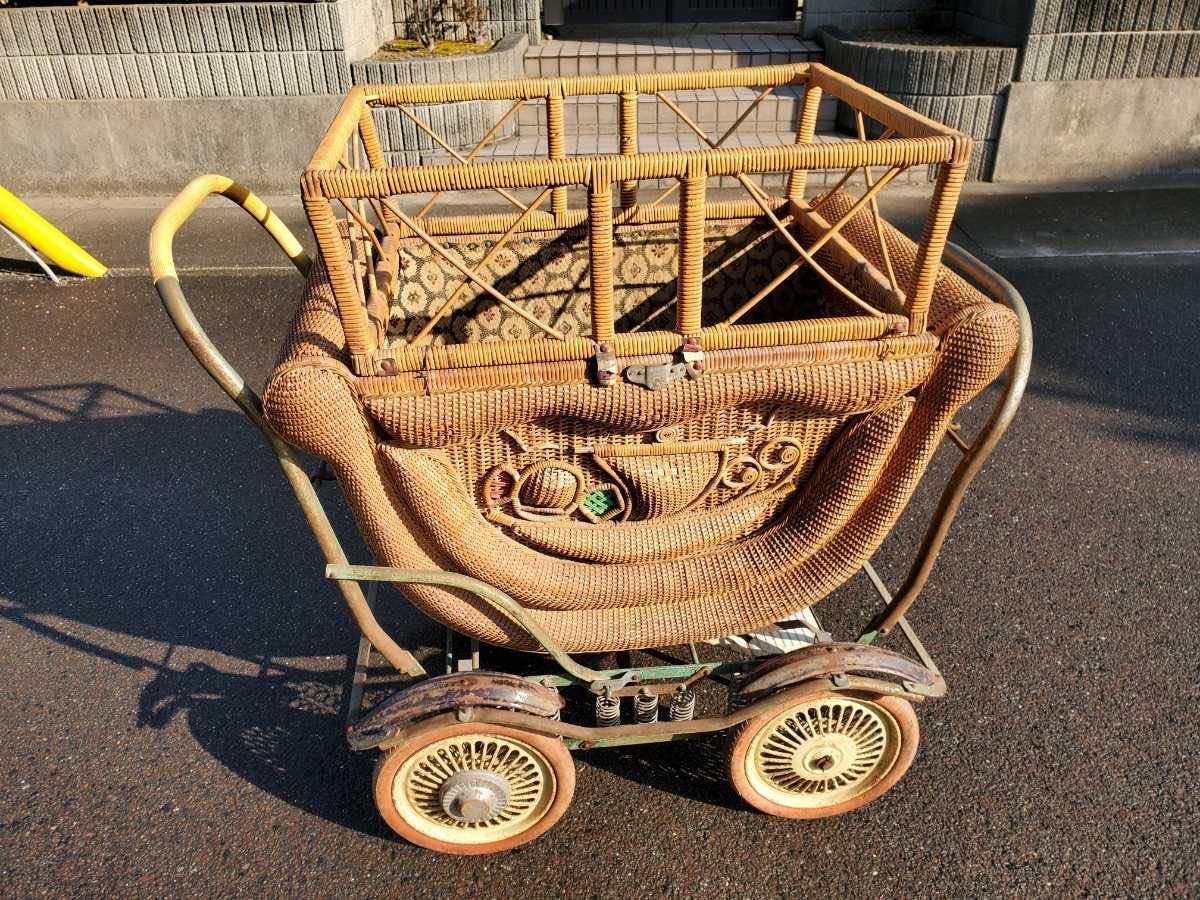 乳母車 ベビーカー レトロ 昭和 公式通販 昭和レトロ 中古 籠 