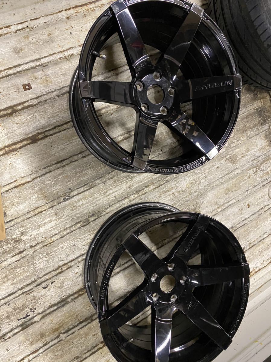 9.5J 18インチ　プラス20 ショウグン　ホイール　シルビア　180SX ローレル　ツアラーv チェイサー　マーク2などに