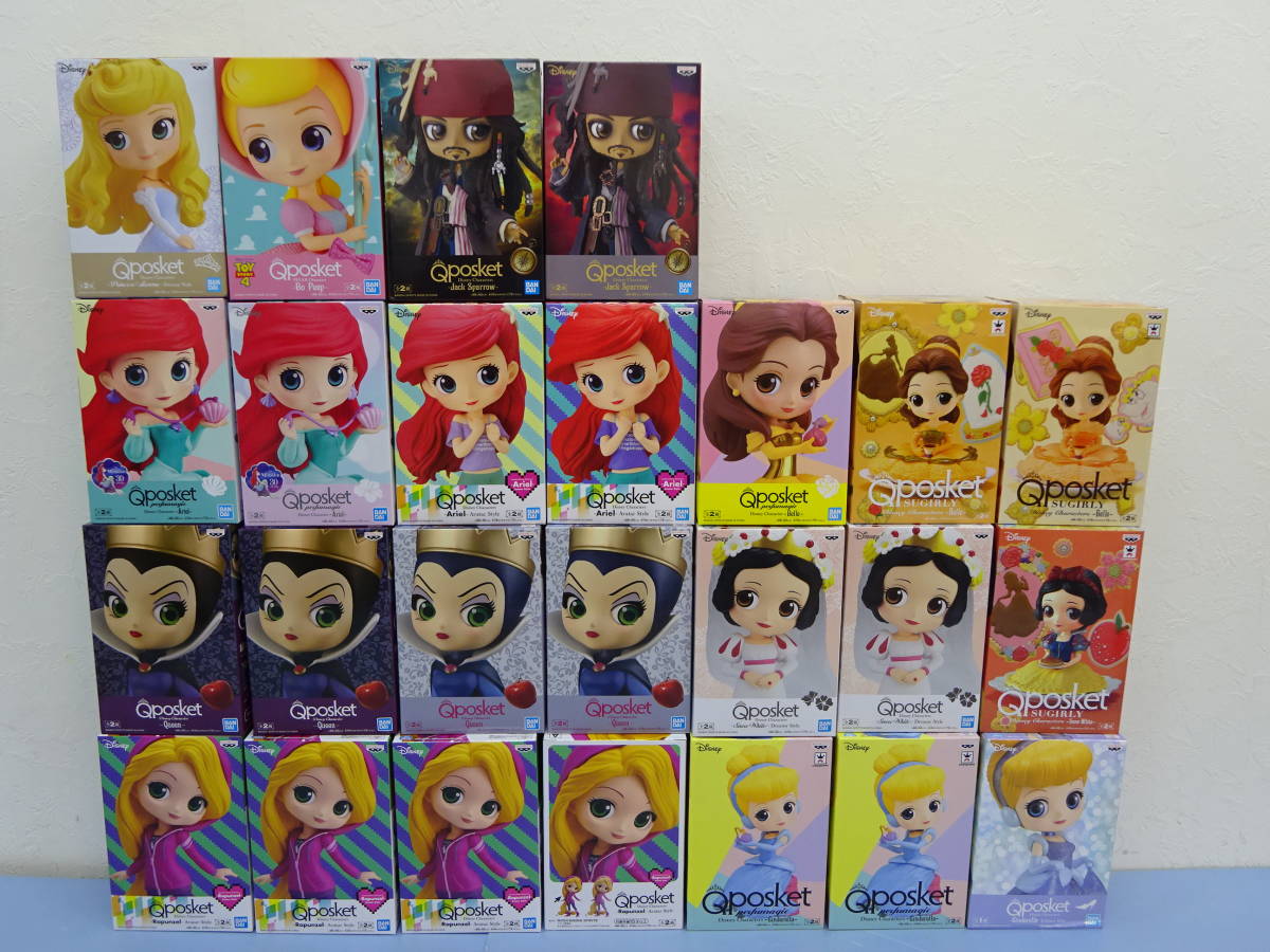 L94 101 開封混合 Qposket ディズニー ラプンツェル アリエル シンデレラ ベル 女王 白雪姫 等 計25点セット 説明文必読 ディズニー 売買されたオークション情報 Yahooの商品情報をアーカイブ公開 オークファン Aucfan Com