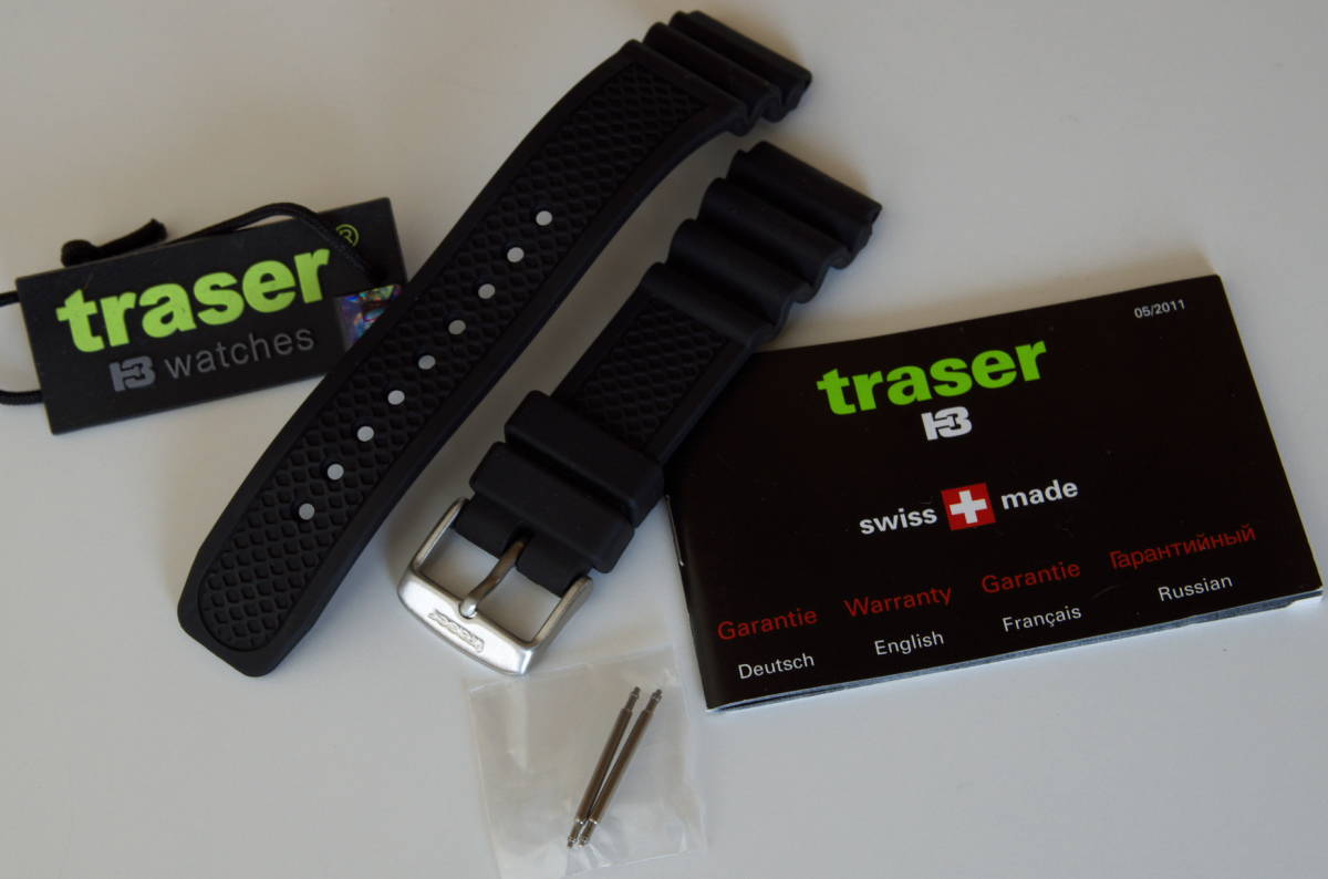 トレーサー Traser H3 純正 シリコンバンド ラバーバンド_1