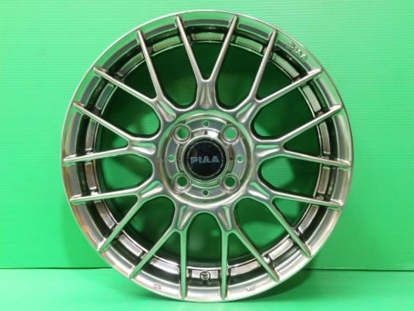 送料無料!! アルミ 4本セット PIAA スポルトメッシュ 6.0-15 +52 100 4H シルバー マーチ フリード グレイス シャトル 白河インター店