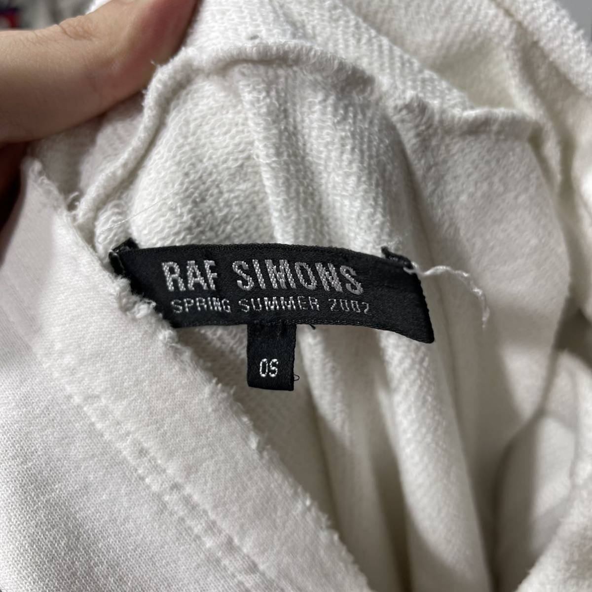 希少 02ss kollaps RAF SIMONS テロ期 無地 ラフシモンズ ノースリーブ 