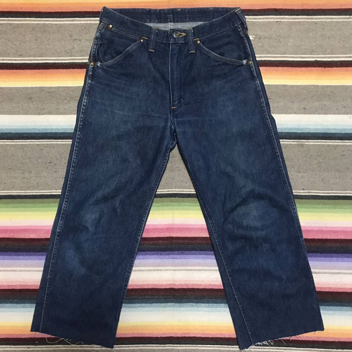 濃刺繍 縦ベル☆~50s vintage☆Wrangler 11MWZ☆5ポケット デニム 