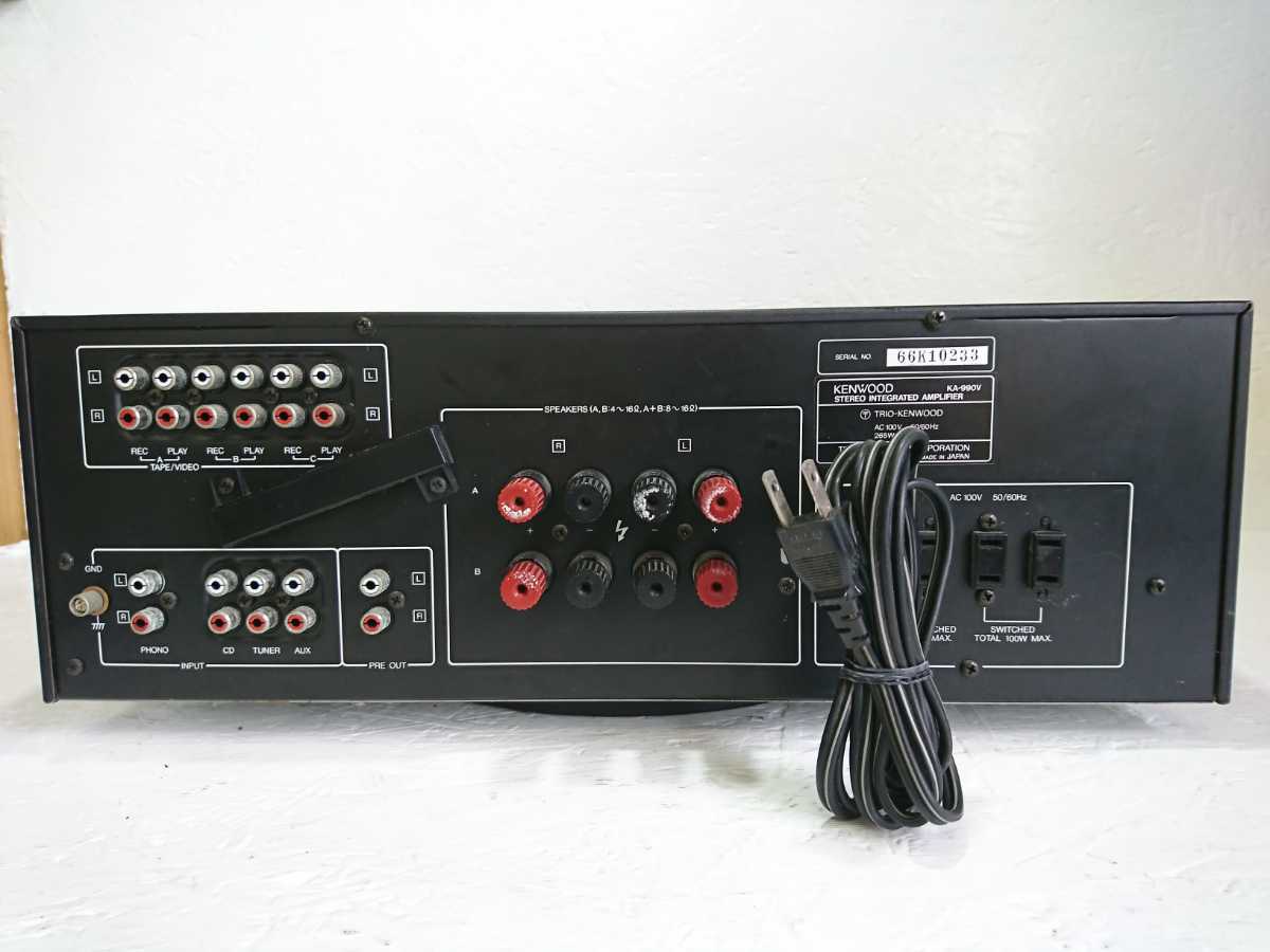 管理1254 KENWOOD ケンウッド KA-990V プリメインアンプ 【公式通販】